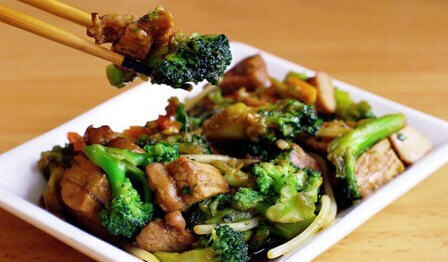 Wołowina z brokułami po chińsku