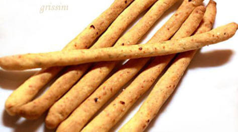 Grissini – włoskie paluszki chlebowe